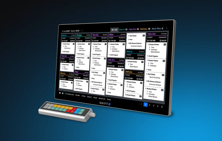 SkyTab KDS with bump bar